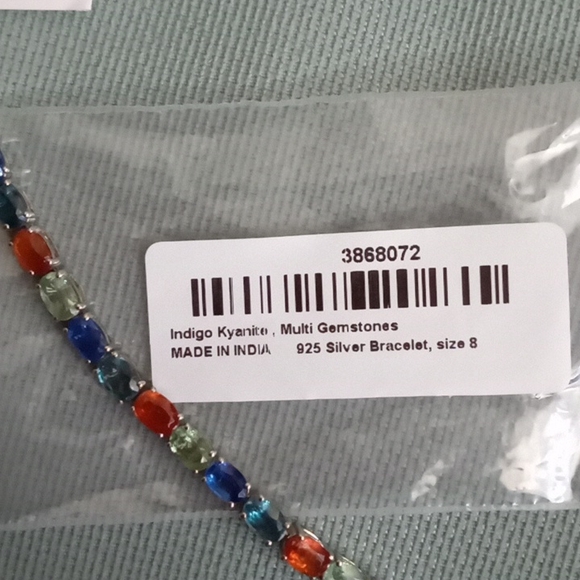 MULTI KYANITE TENNIS BRACELET - Picture 7 of 8